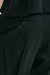 Pantalone in lana ferma UNION nero uomo Pt torino - 7