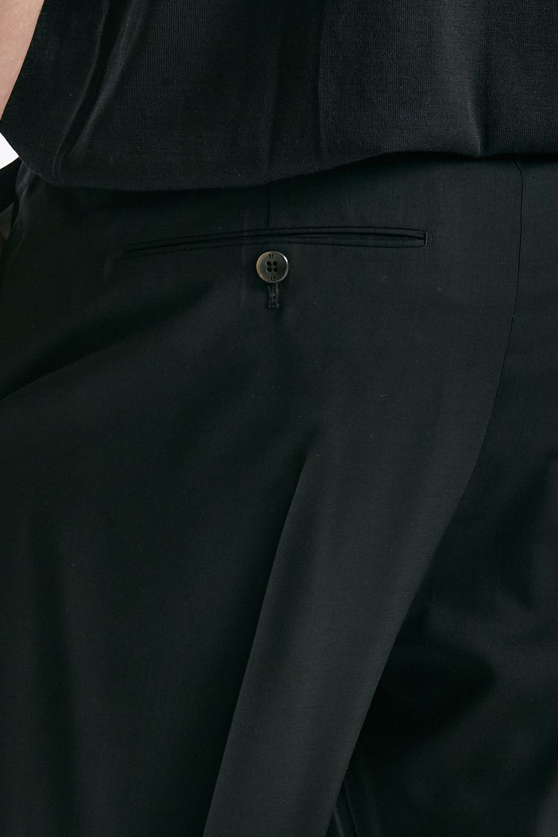 Pantalone in lana ferma UNION nero uomo Pt torino - 7