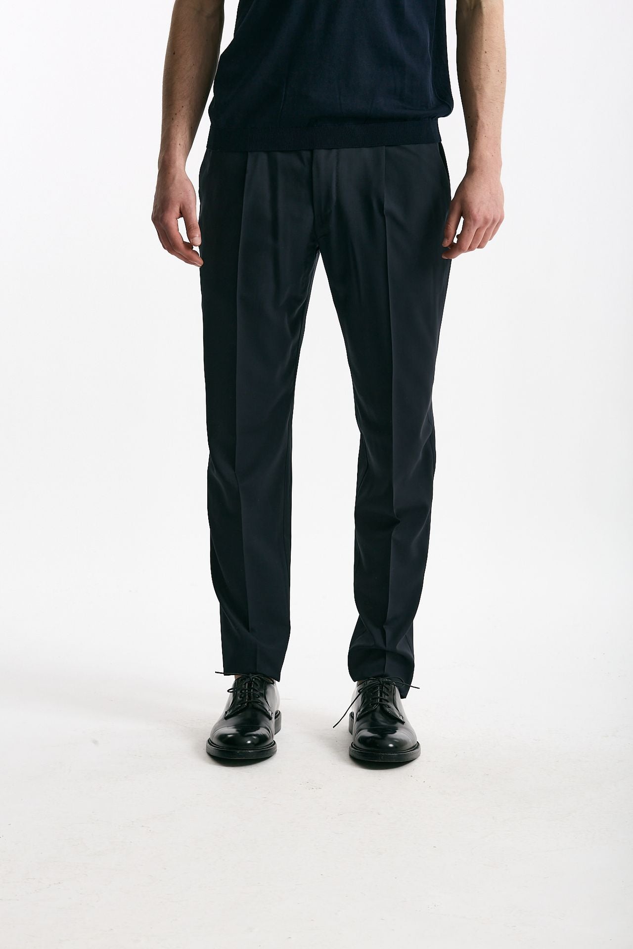 Pantalone in lana ferma UNION blu uomo Pt torino - 2