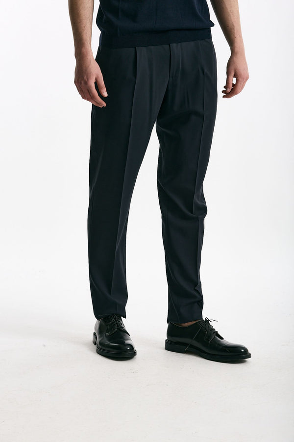 Pantalone in lana ferma UNION blu uomo Pt torino