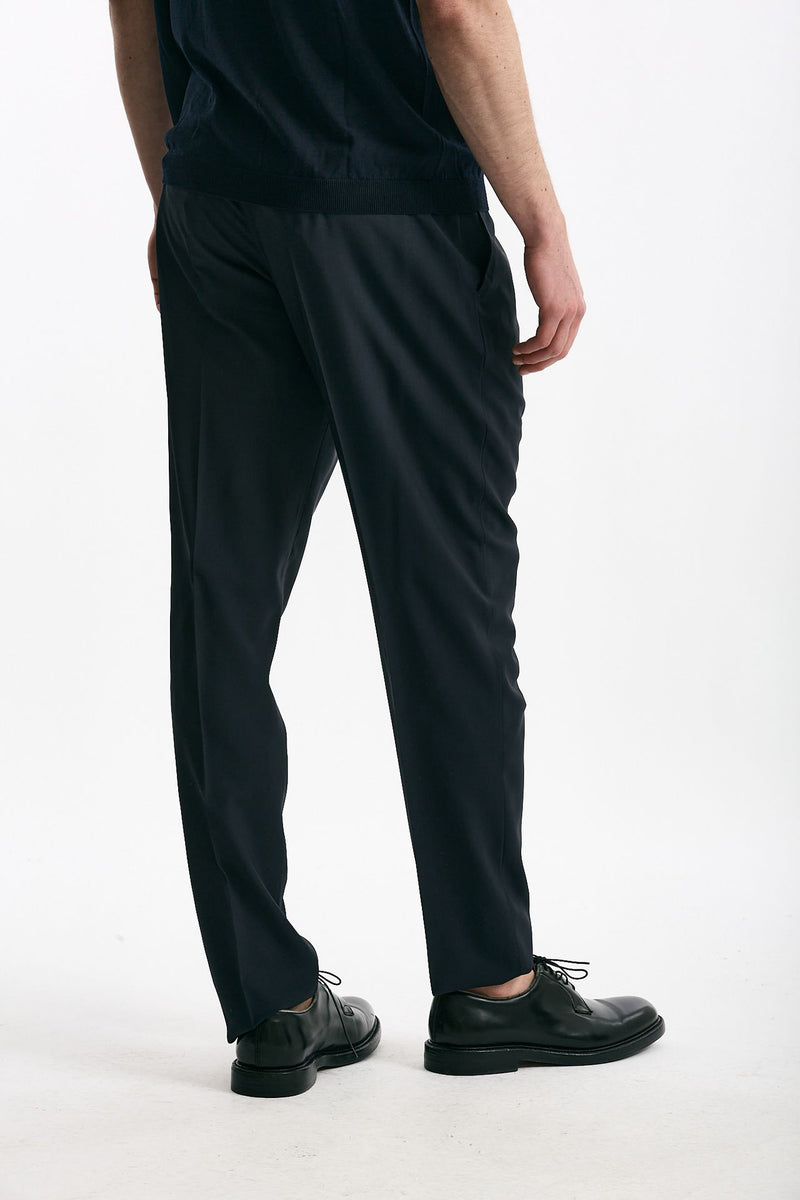 Pantalone in lana ferma UNION blu uomo Pt torino - 3