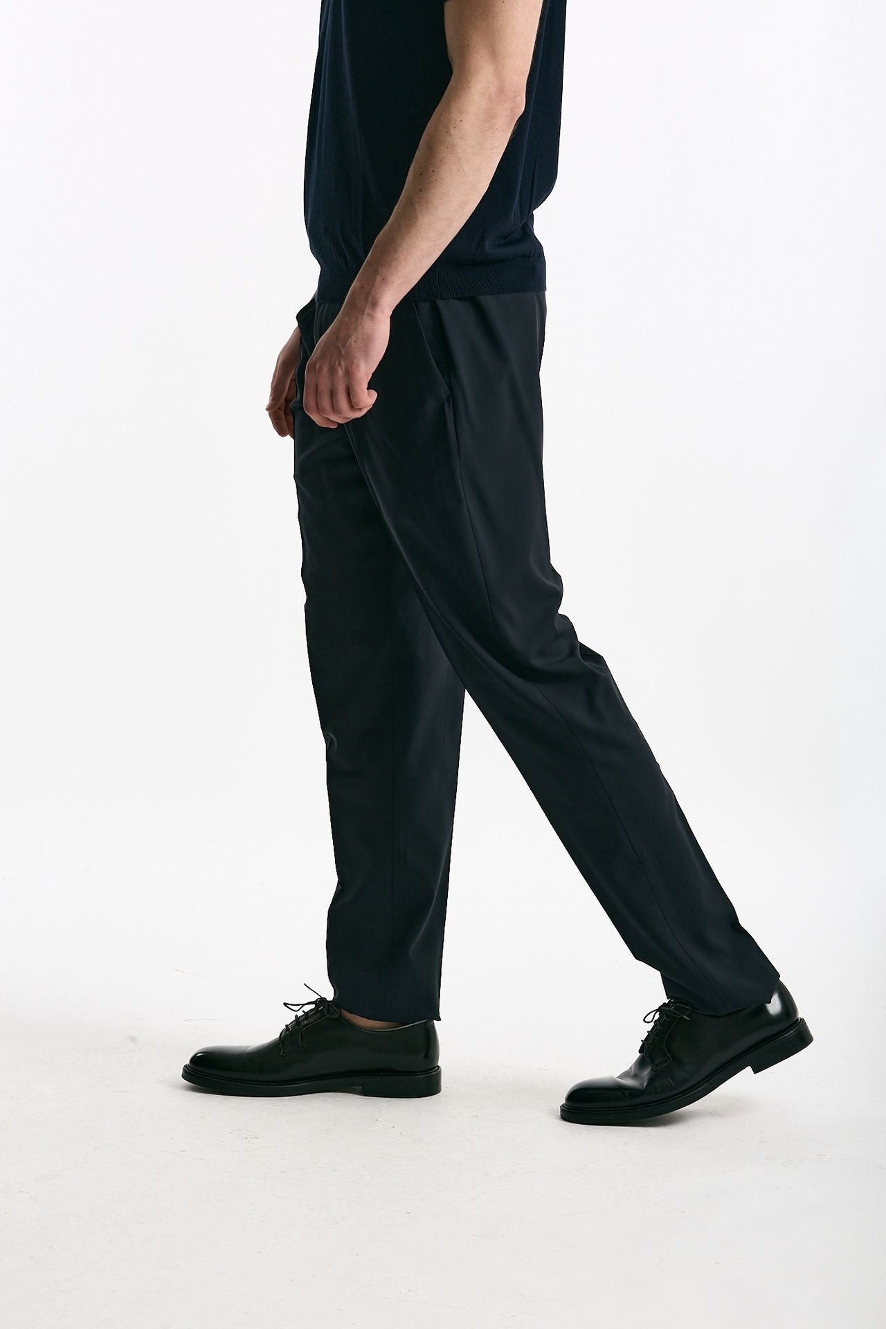 Pantalone in lana ferma UNION blu uomo Pt torino - 4