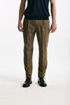 Pantalone in lana ferma UNION cammello uomo Pt torino - 2