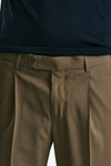 Pantalone in lana ferma UNION cammello uomo Pt torino - 5