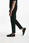 Pantalone EDGE-REBEL in cotone stretch nero uomo Pt torino - 4