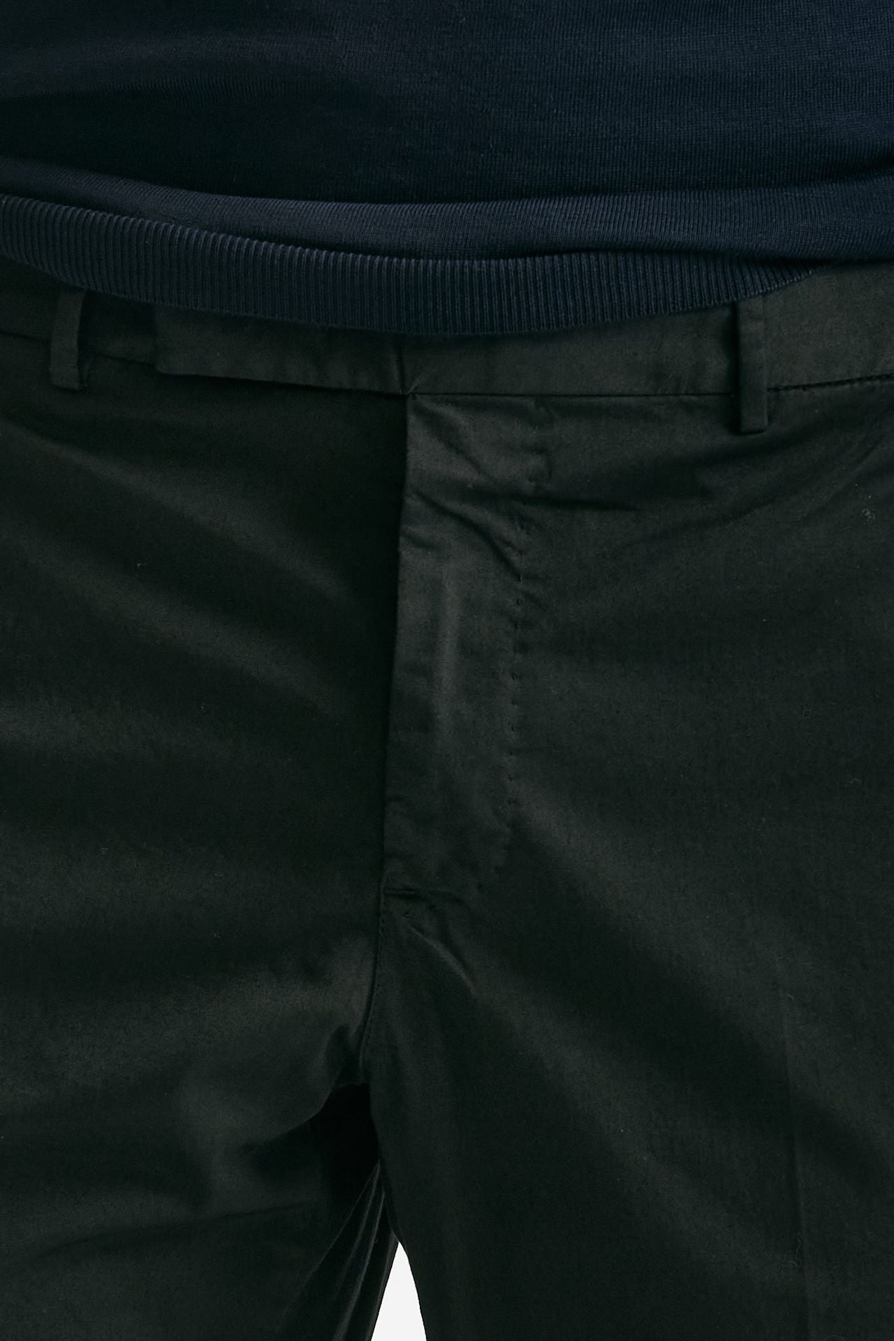 Pantalone EDGE-REBEL in cotone stretch nero uomo Pt torino - 5