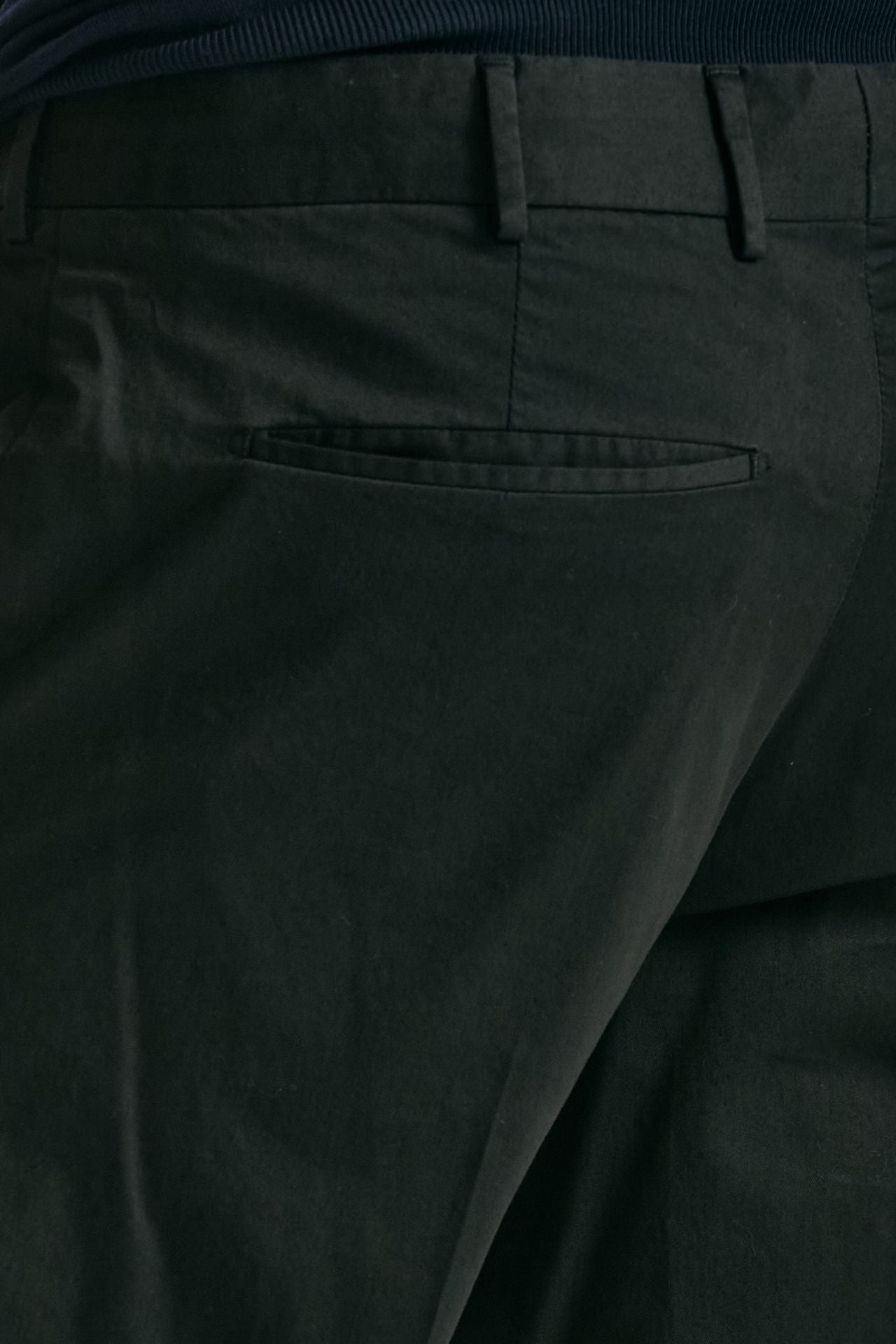 Pantalone EDGE-REBEL in cotone stretch nero uomo Pt torino - 7
