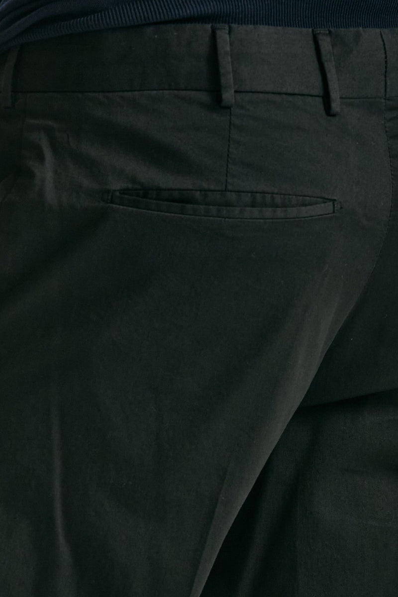 Pantalone EDGE-REBEL in cotone stretch nero uomo Pt torino - 7