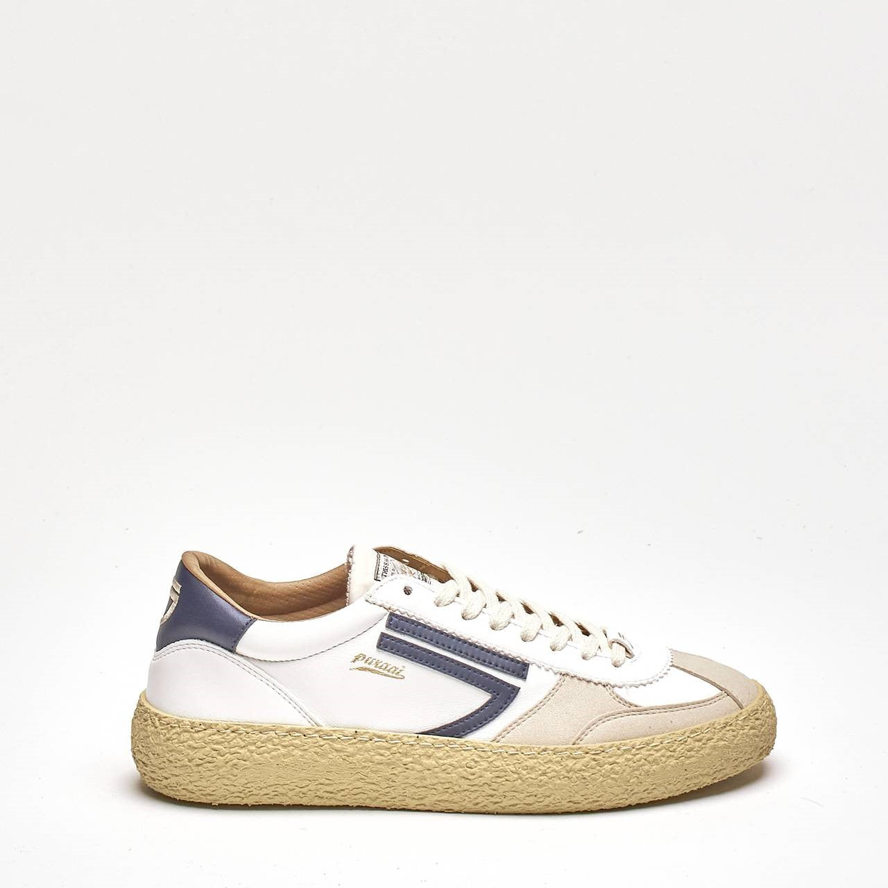 Sneakers 1.01 VINTAGE VEGAN in pelle bianco uomo Puraai - 8