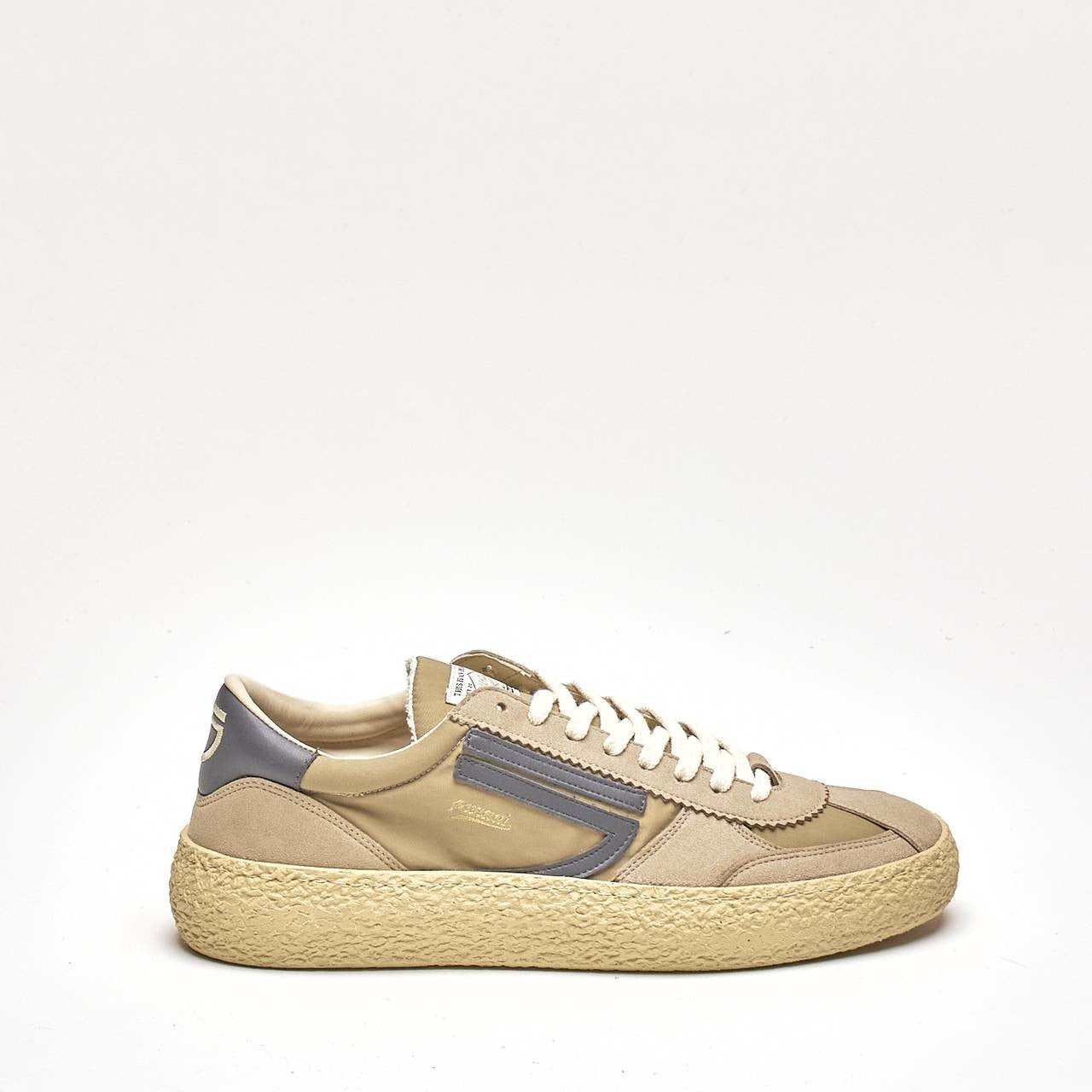 Sneakers 1.01 VINTAGE VEGAN in pelle sabbia uomo Puraai - 8
