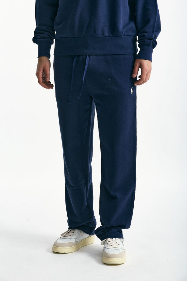 Pantalone in cotone lavato blu uomo Polo ralph lauren