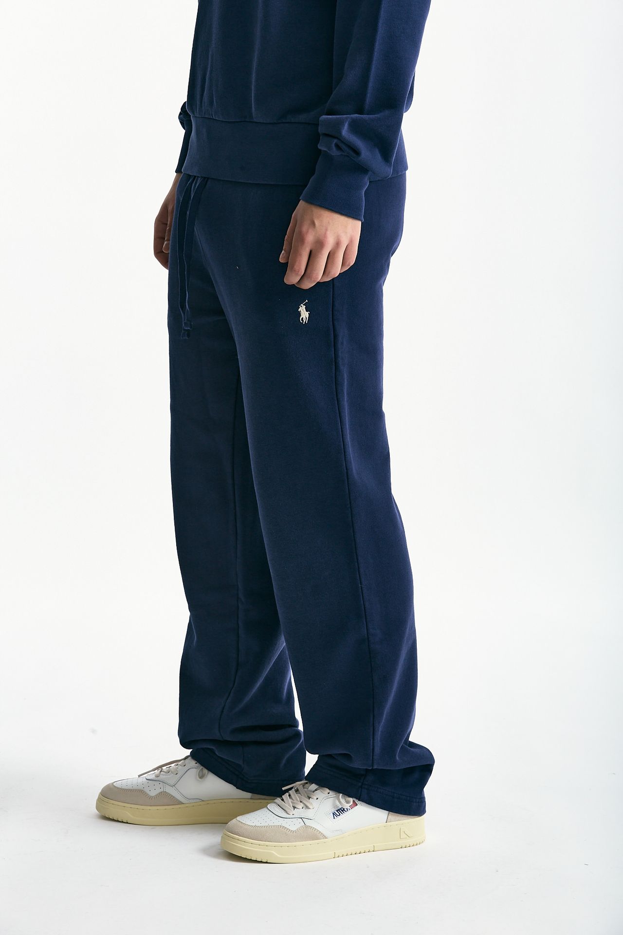 Pantalone in cotone lavato blu uomo Polo ralph lauren - 4