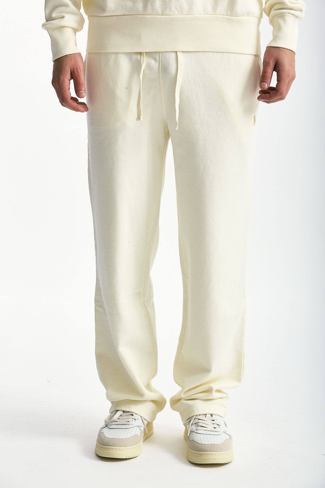 Pantalone in cotone lavato panna uomo Polo ralph lauren - 2
