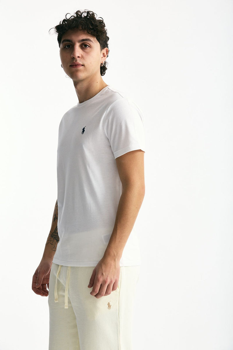 T-shirt Custom Slim-Fit in cotone bianco uomo Polo ralph lauren - 4