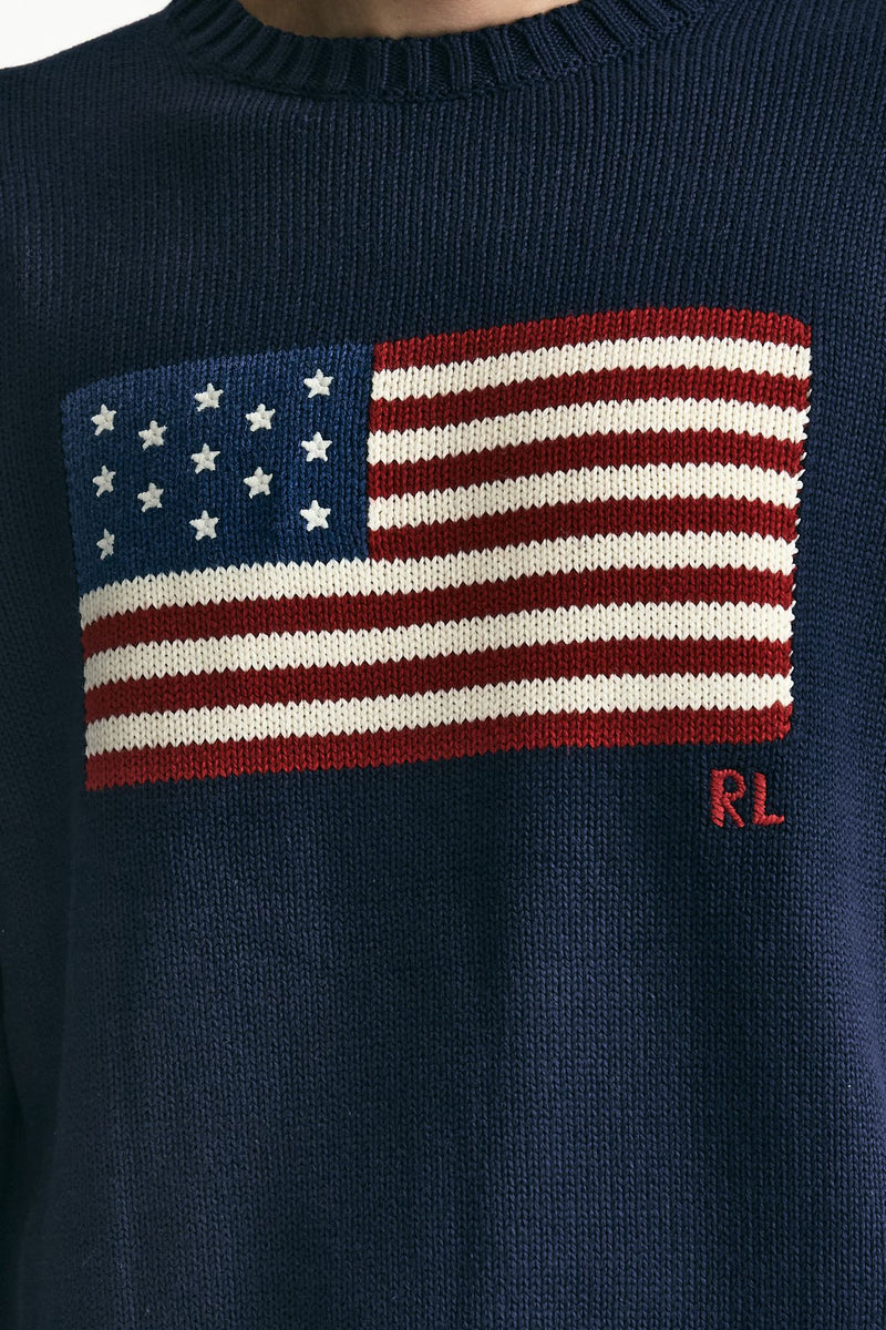 Maglia in cotone blu uomo Polo ralph lauren - 4