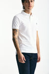 Polo Slim-Fit in cotone piquet bianco uomo Polo ralph lauren - 3