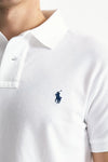 Polo Slim-Fit in cotone piquet bianco uomo Polo ralph lauren - 5