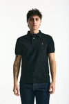 Polo Slim-Fit in cotone piquet nero uomo Polo ralph lauren - 3