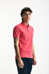 Polo Slim-Fit in cotone piquet fucsia uomo Polo ralph lauren - 2