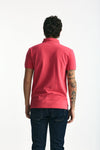 Polo Slim-Fit in cotone piquet fucsia uomo Polo ralph lauren - 3