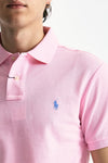 Polo Slim-Fit in cotone piquet rosa uomo Polo ralph lauren - 5