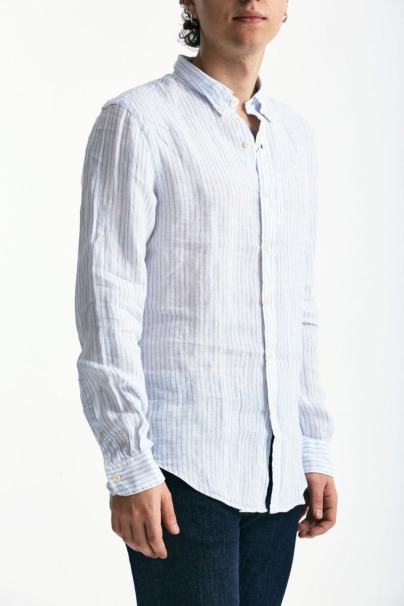 Camicia in lino rigata uomo Polo ralph lauren - 3