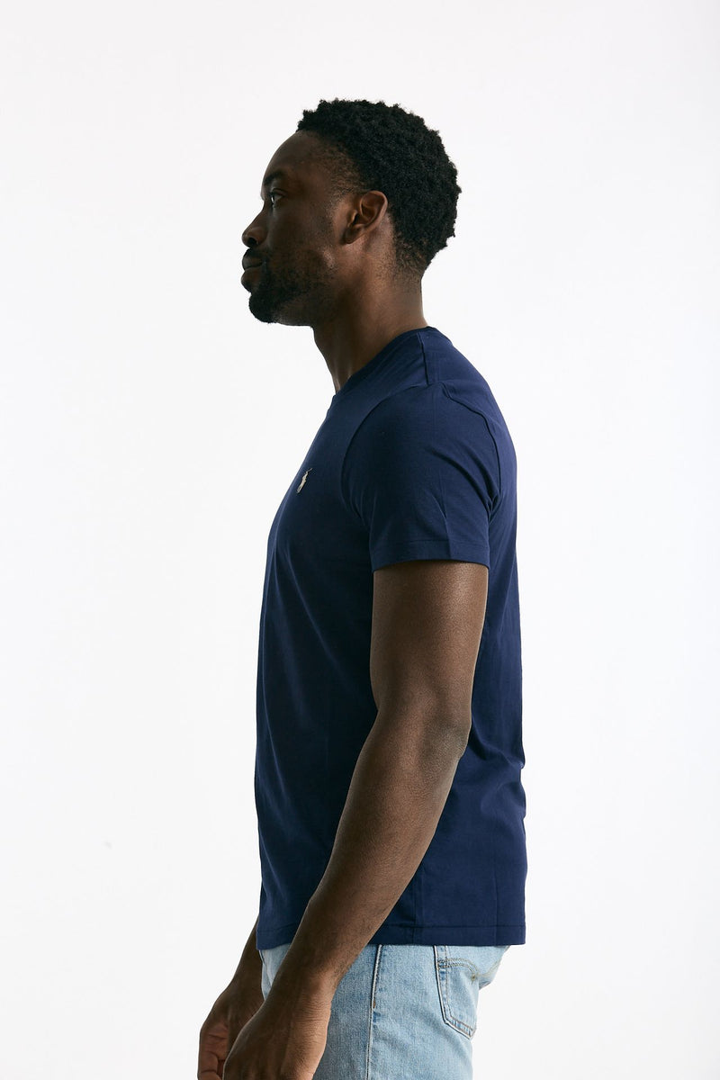 T-shirt Custom Slim-Fit in cotone blu uomo Polo ralph lauren - 2