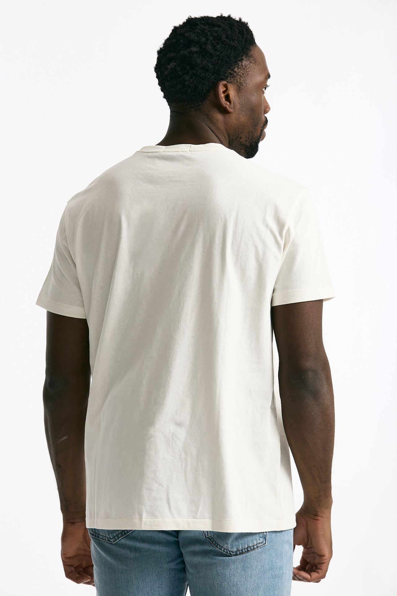 T-shirt classic fit in cotone bianco uomo Polo ralph lauren - 4