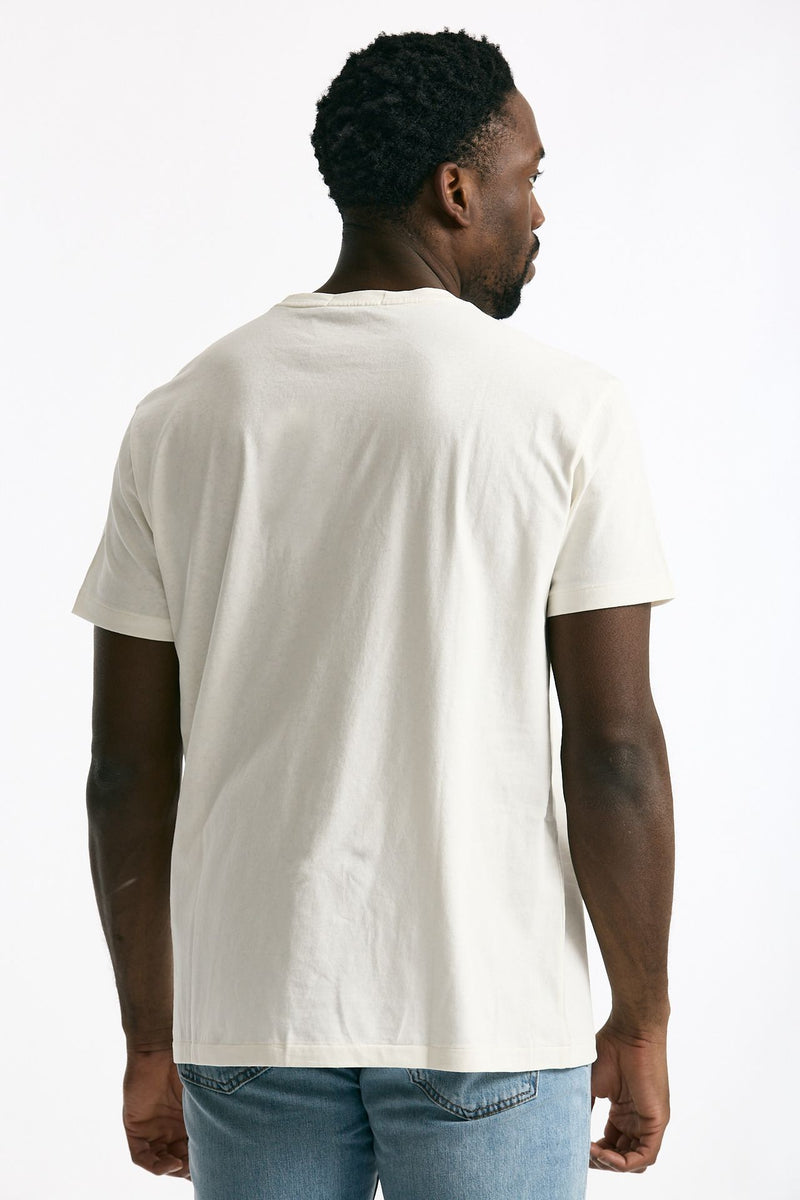 T-shirt classic fit in cotone bianco uomo Polo ralph lauren - 4