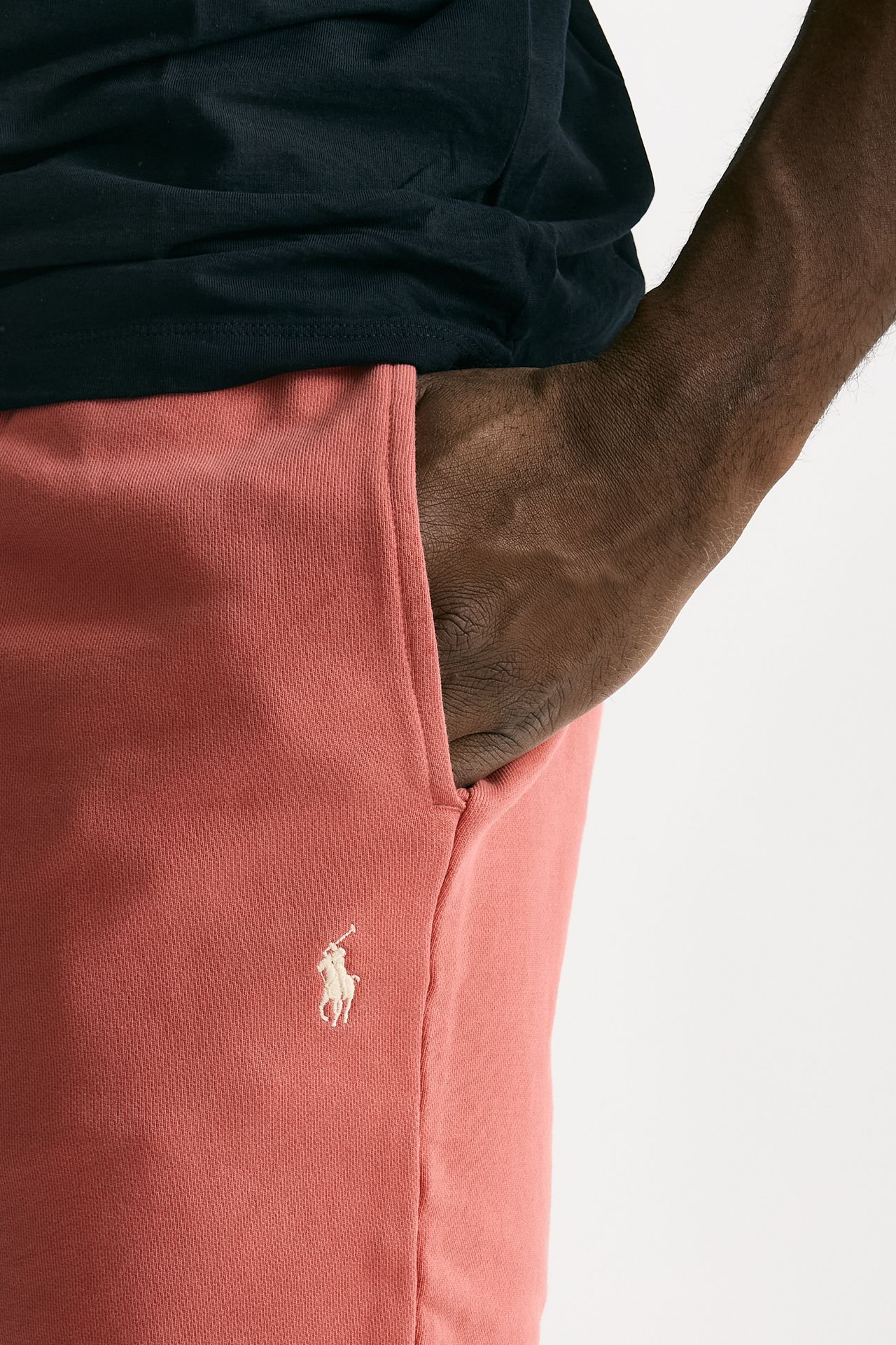 Bermuda felpa in cotone corallo uomo Polo ralph lauren - 6
