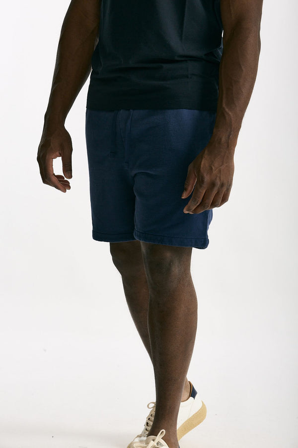 Bermuda felpa in cotone blu uomo Polo ralph lauren