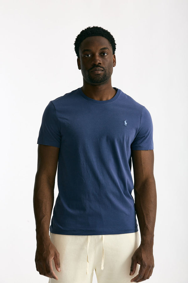 T-shirt in cotone blu chiaro uomo Polo ralph lauren