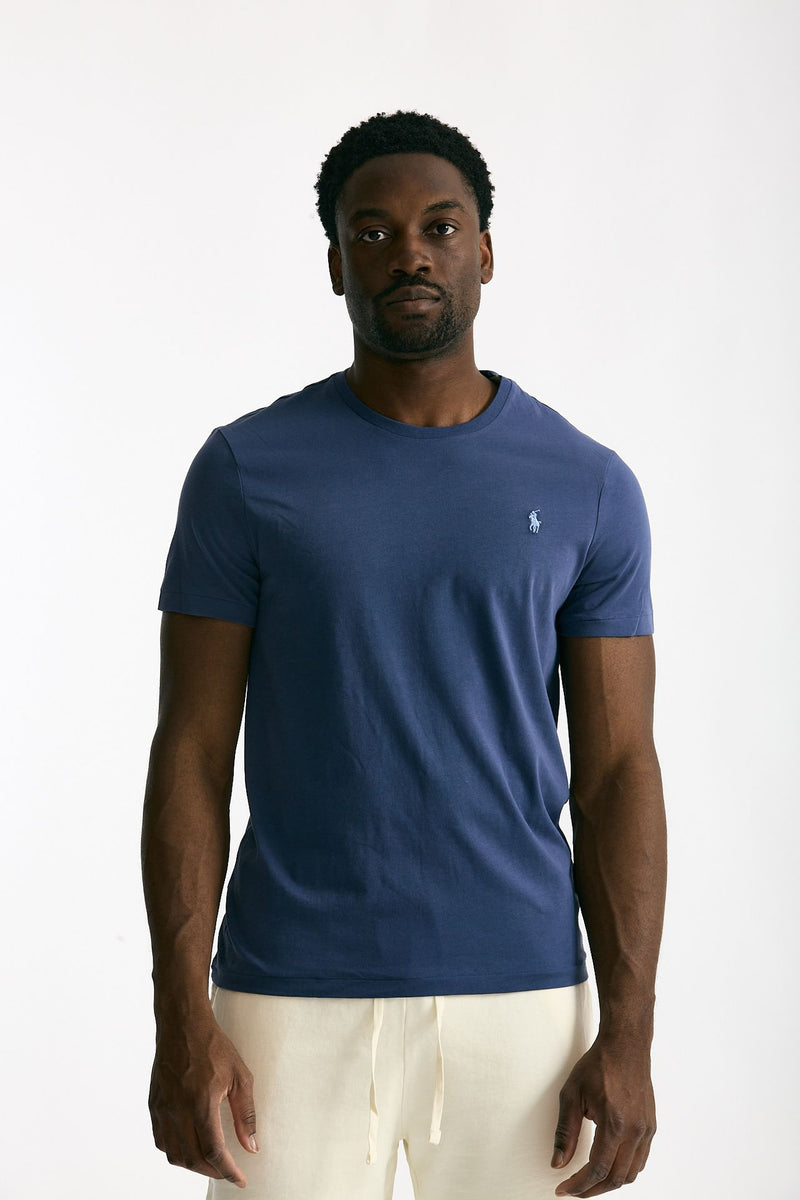 T-shirt in cotone blu chiaro uomo Polo ralph lauren - 1