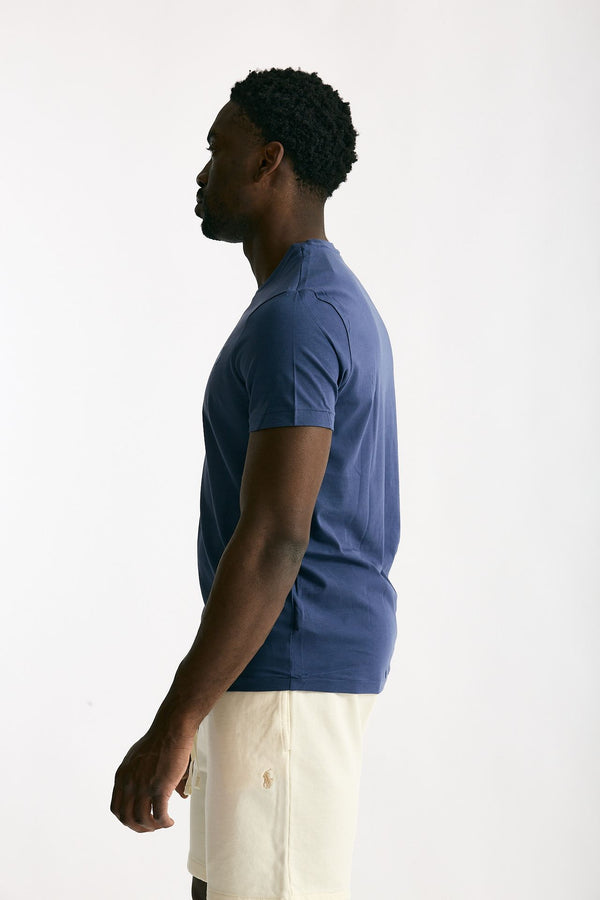 T-shirt in cotone blu chiaro uomo Polo ralph lauren