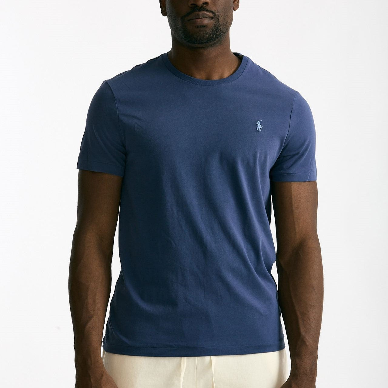 T-shirt in cotone blu chiaro uomo Polo ralph lauren - 6