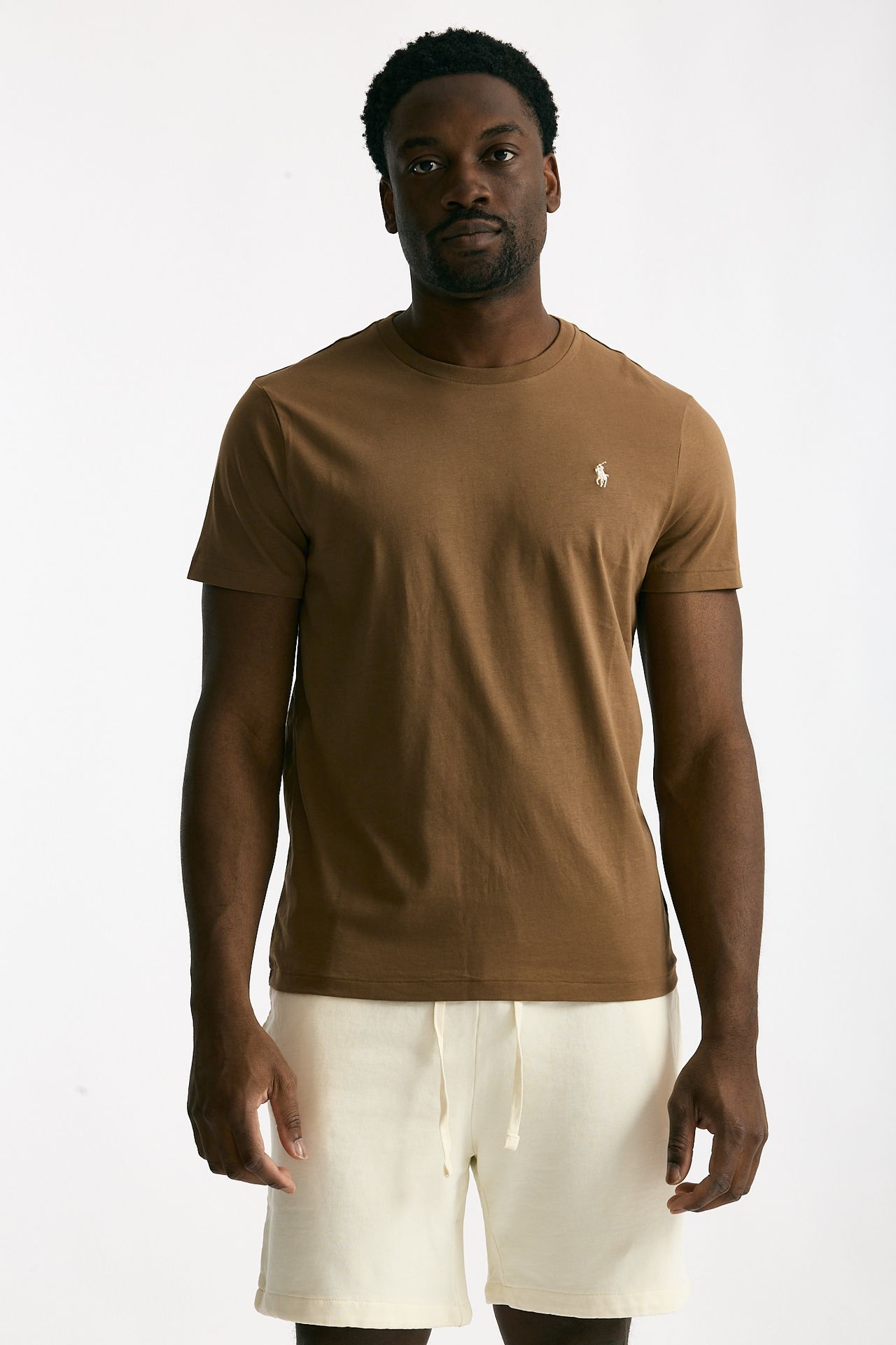 T-shirt in cotone marrone chiaro uomo Polo ralph lauren - 2