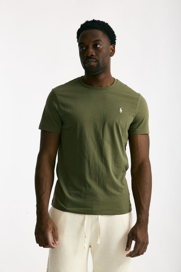 T-shirt in cotone militare uomo Polo ralph lauren