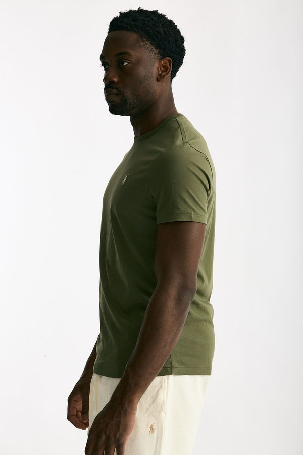 T-shirt in cotone militare uomo Polo ralph lauren