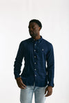 Camicia in lino blu uomo Polo ralph lauren - 1