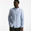 Camicia in lino bianco e azzurro uomo Polo ralph lauren - 6