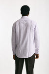 Camicia in lino bianco e lilla uomo Polo ralph lauren - 3