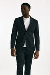 Abito monopetto blu Lana stretch uomo Santaniello - 1