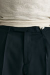 Pantalone in lana ferma blu uomo Santaniello - 5