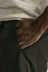 Pantalone in lana ferma marrone uomo Santaniello - 6