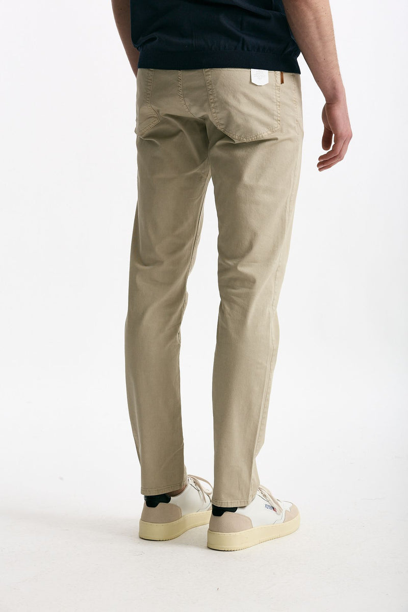 Jeans in cotone stretch beige uomo Siviglia - 3