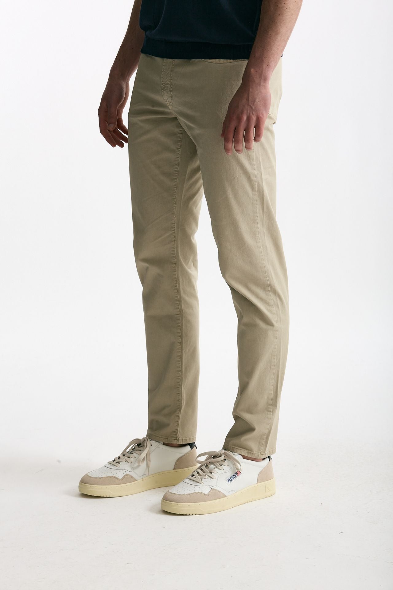 Jeans in cotone stretch beige uomo Siviglia - 4