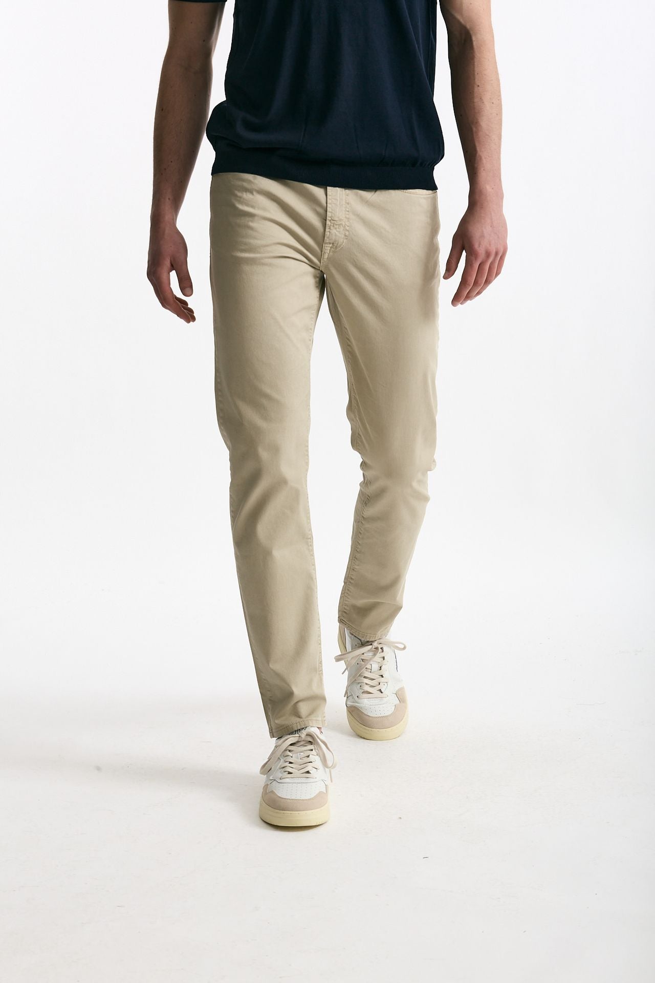 Jeans in cotone stretch beige uomo Siviglia - 1