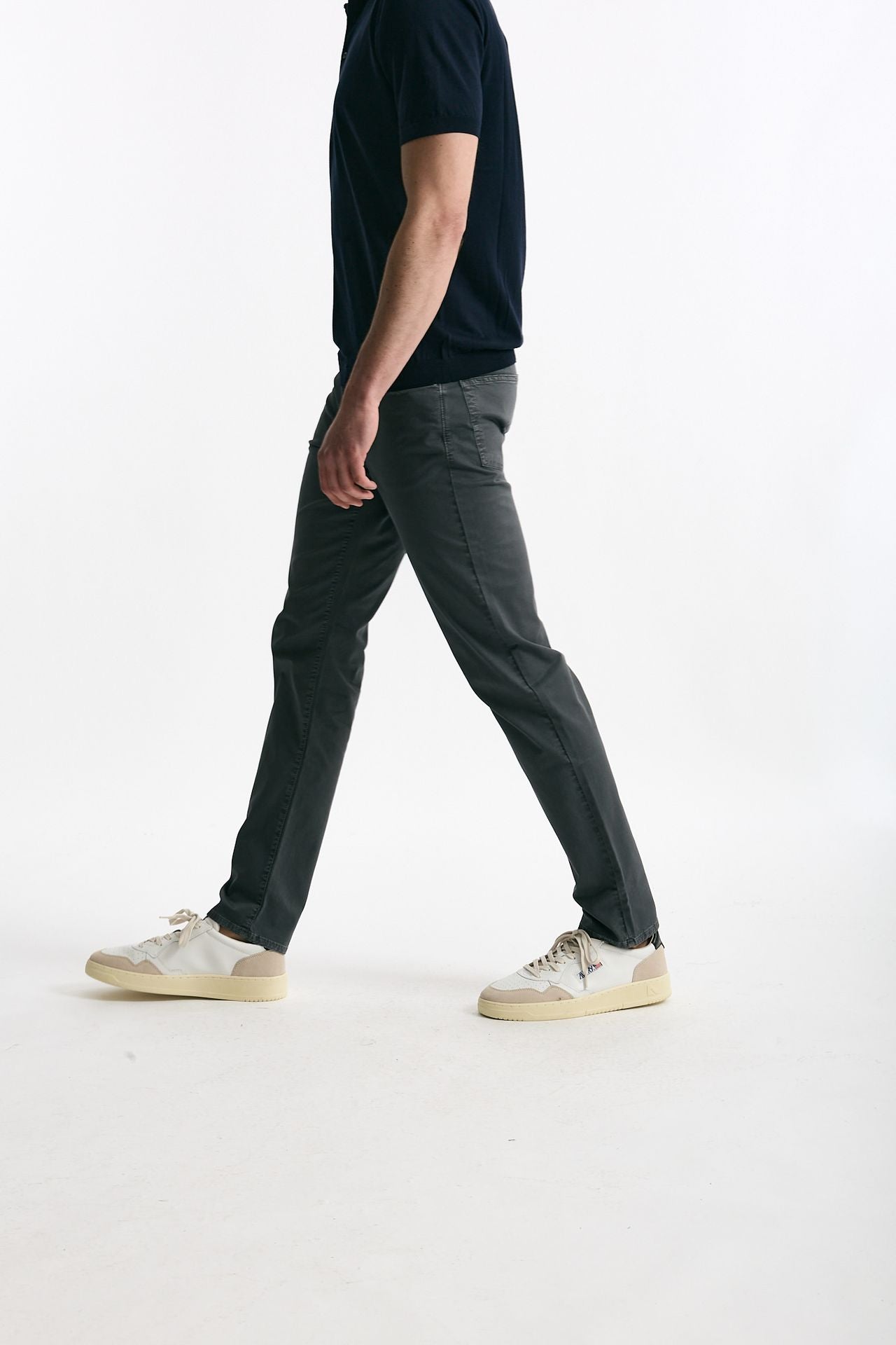 Jeans in cotone stretch grigio uomo Siviglia - 4