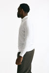 Polo BRADWELL in cotone sea island bianco uomo John smedley - 2