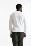 Polo BRADWELL in cotone sea island bianco uomo John smedley - 3